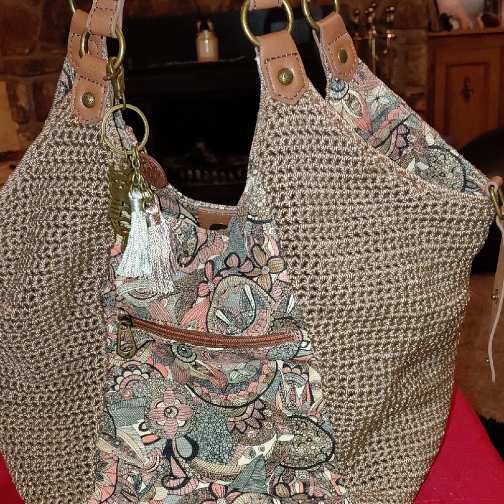 Sakroots Multicolor Woven Shoulder Bag